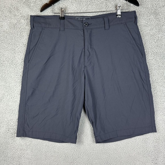Eddie Bauer Travex Shorts Mens 36 Gray Nylon Spandex Stretch Quick Dry Outdoor